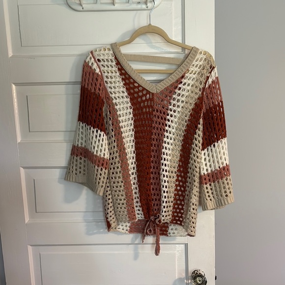 Stylish Multicolor Costal Beach Sweater - Picture 1 of 5